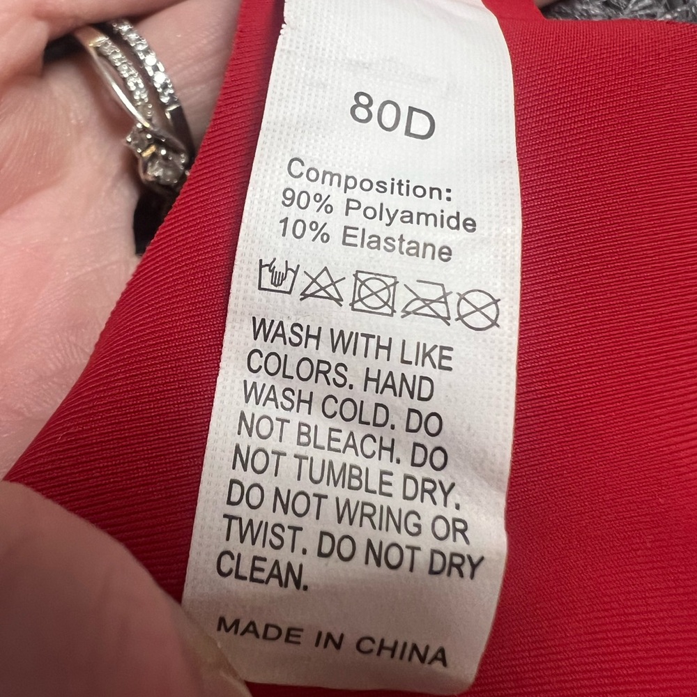 NWOT Red Padded Bra! - Picture 11 of 11